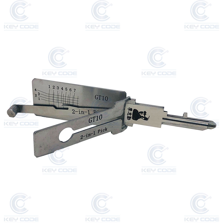 [GT10] LISHI 2 IN 1 PICK DECODER GT10 FIAT, IVECO, PSA