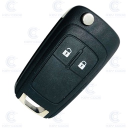 [OP108TE01N-OE] BLACK FLIP REMOTE KEY WITH 2 BUTTONS FOR OPEL ADAM, INSIGNIA, CORSA (13574868) PCF7937E ID46 433 mhz ASK - GENUINE 