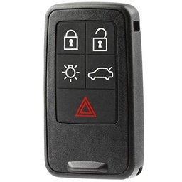 [VO100TE04-OE] KEYLESS REMOTE WITH 5 BUTTONS FOR VOLVO S, XC, V (5WK49224, 31419344) PCF7945, PCF7953 434 MHZ KEYLESS GO - GENUINE
