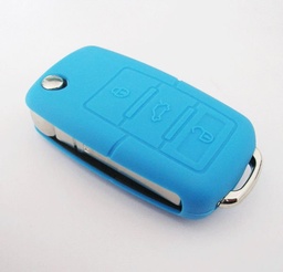 [VWFS-C] VOLKSWAGEN 3 BUTTONS REMOTE SILICONE CASE - LIGHT BLUE
