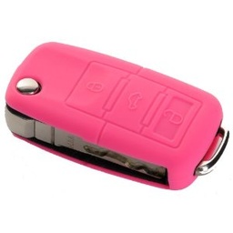 [VWFS-RO] VOLKSWAGEN 3 BUTTONS REMOTE SILICONE CASE - PINK