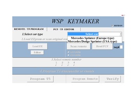 [MBE-WSP] SOFTWARE WSP (Sprinter W901-W902-W903-W904-W905)+W638 Vito/Viano) FOR MB REMOTE KEYMAKER 