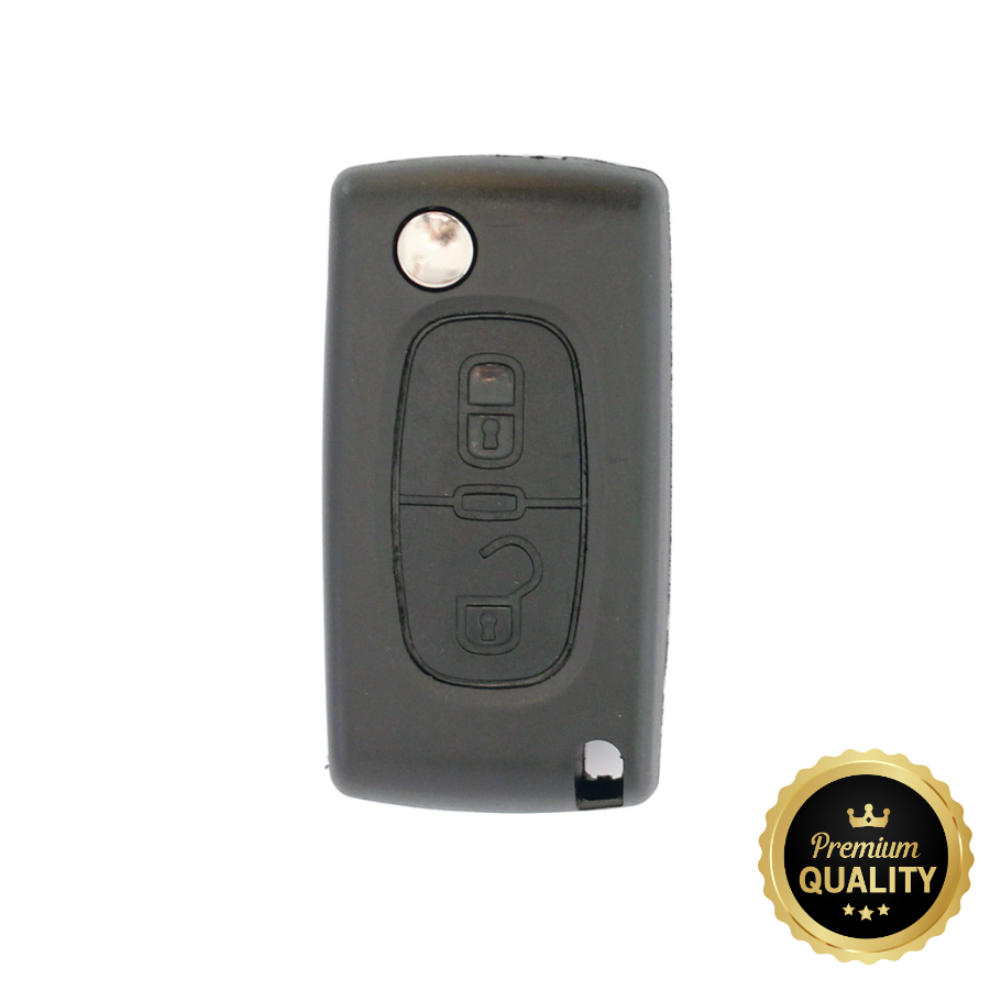 COQUE CLE A VAGUE C3 PLIABLE 2 BOUTONS  VA2 PILE SUR CIRCUIT SANS LOGO - QUALITÉ SUPERIEURE